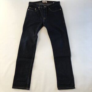 Naked & Famous Weird Guy Deep Indigo Stretch Selvedge Button Fly Jeans 33